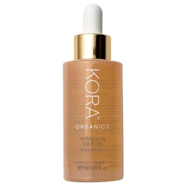 KORA Organics Noni Glow Hydrating Face Oil with Rosehip, Gua Sha Oil, Certified Organic, Cruelty Free, 1.01 fl oz - Beauty Products for Women