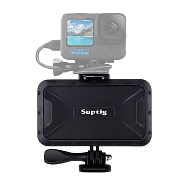 Suptig Portable Charger, 7800mAh Battery Pack Power Bank, Compatible for Gopro Hero 13 Hero 12 11 10 9 8 7 6 5 4 3 3+ Hero Session gopro max 2 DJI osmo AKASO Insta 360 Digital Camera Phone (Black)