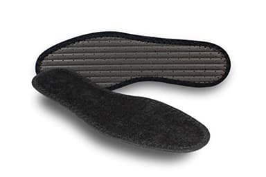 Pedag Summer, Pure Terry Cotton Insoles, Handmade in Germany, Absorbs Sweat & Controls Odor, Ideal for Wear Without Socks, Washable, US Women 9/ Men 6/ EU 39, Black, 1 Pair