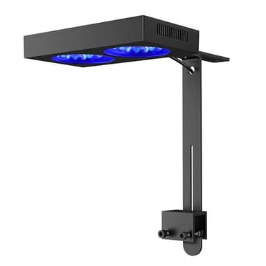 NICREW NavaReef 135 Reef LED Light, 135W Reef Aquarium Lighting for LPS/SPS Corals and Saltwater Fish Tanks, Built-in Timer, Blue Focused Spectrum