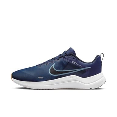 Nike Men's Downshifter 12 Sneaker, Midnight Navy/Worn Blue, 13