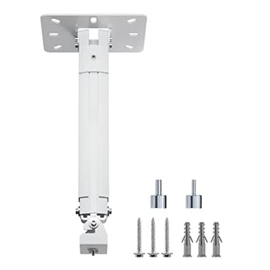 suptek Extended Mini Projector Ceiling Mount Adjustable Wall Mount with Thread Adapters for Projector DVR Camera, Max 21inch (PR05MINI)