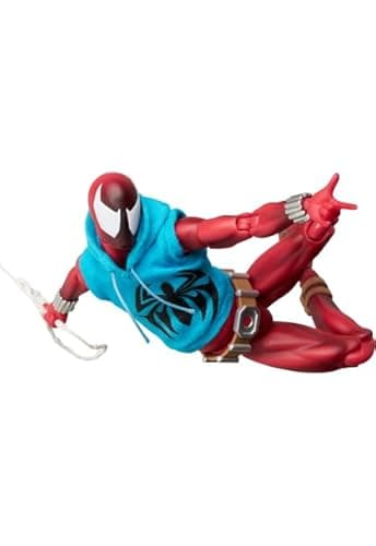 Medicom Toy MAFEX No. 268 MAFEX SCARLET SPIDER Ver. 2.0, Total Height Approx. 6.1 inches (155 mm), Non-scale, Pre-painted Action Figure