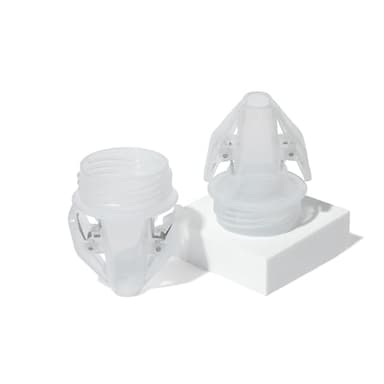 Motif Medical Pump-to-Bag Electric Breast Pump Adapter -Compatible w/Spectra S1 & S2 Breast Pump - Pump Adapter w/Twist Shield Connectors - 3-Step Time-Saving Nursing Pump Adapter (Set of 2)