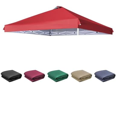 SCOCANOPY Replacement Cover Compatible with Ozark Trail 10x10 Instant Pop Up Canopy Tent, Canopy Cover ONLY,(Red)