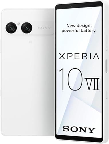 Sony Xperia 10 VII XQ-FE72 128GB 8GB Dual SIM Factory Unlocked GSM Smartphone, 5G 6.1" 120Hz OLED Display, 50MP Camera - International Version (White)