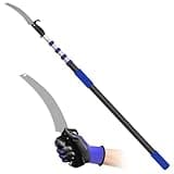 SKGPOLE Pole Saws for Tree Trimming, 5-20 Foot Manual Pruning Pole Saw, Tree Pruner with Telescoping Extension Pole for High Reach with 19" 3X Detachable Saw for Yard Garden Trees Branches Cutting