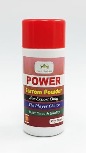 Pam Herbals Premium Carrom Board Powder 70g - Smooth Gameplay, Anti-Friction Formula for Professional & Beginner Players