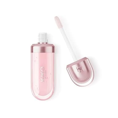 Kiko Milano 3D Hydra Lip Oil – Hydrating, Nourishing, High-Shine Lip Treatment, Non-Sticky, Moisturizing Formula with Vitamin E – 03 Glossed Glass – 6.5ml