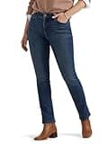 Lee Women's Ultra Lux Comfort with Flex Motion Straight Leg Jean Royal Chakra 14 Medium