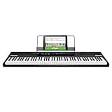 Alesis Recital – 88 Key Digital Piano Keyboard with Semi Weighted Keys, 2x20W Speakers, 5 Voices, Split, Layer and Lesson Mode, FX and Piano Lessons