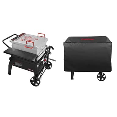 CreoleFeast Crawfish Boiler Bundle with Grill Cover