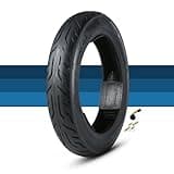 2.50-10 Dirt Bike Tire Street Tire Compatible with 14x2.50 14x2.5 ebike Tyre 33J 4 P.R. Max Load 253 Lbs Scooter Street Neumático with Tubeless Valves and Tools