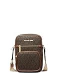 Michael Kors Jet Set Medium Pocket Crossbody Bag (Brown)