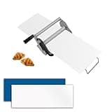 Folding Dough Sheeter Machine – 12" Manual Dough Roller with Adjustable Thickness, 2 Sheeter Boards for Pizza, Croissants, Pastry & Fondant Table Top Design