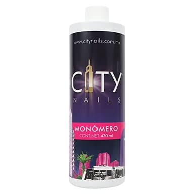 CITY NAILS - Nail Liquid Monomer EMA Professional Grade for Acrylic Powder System, 16 fl OZ.