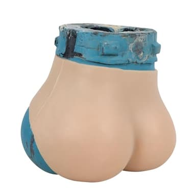 HMWBFGYM Silicone Butt Panty Sissy Butt Lift Underwear Butt Shaper Control Shorts for Cosplay Crossdressing Apparel,Ivory,M