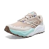 Brooks Women’s Caldera 7 Trail Running Shoe - Chateau Grey/White Sand - 7 Medium