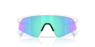 Oakley OJ9015 Resistor Sweep Sunglasses, Polished White/Prizm Sapphire, 28 mm