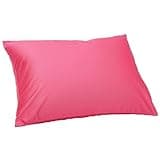 Focustree Microbead Throw Pillow with Removable Cover Bed Body Microbead Pillow Neck Head Back Support, Spandex Soft Silky Fabric for Sleeping and Travel Sofa Bedroom Comfortable (Candy Pink)