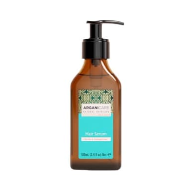 Arganicare Natural Argan Oil Serum with Jojoba Oil - Hair Growth Formula for Damaged Hair, Dry Scalp Treatment & Frizz Control - Vegan Shea Moisture Blend