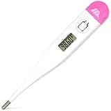 MABIS Digital Basal Body Thermometer for Ovulation Tracking, Fertility, Period Tracking and Natural Family Planning with Beeper & Memory, Oral Use Only