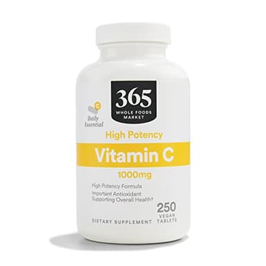 365 by Whole Foods Market, High Potency Vitamin C 1000mg, Vegan, 250 Tablets
