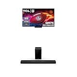 TCL 75-Inch QM7K QLED 4K Smart QD-Mini LED TV with Google TV (75QM7K, 2025 Model) + Q75H Q Class 5.1.2 Channel Soundbar with Dolby Atmos
