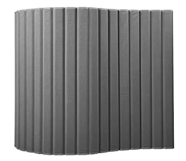 Versare VersiPanel Acoustical Partition Wall - Sound Panel Classroom Office Room Divider, Flexible Arrangement, Easy Roll-up Storage (Gray, 8'Wide x 6'6"Tall)