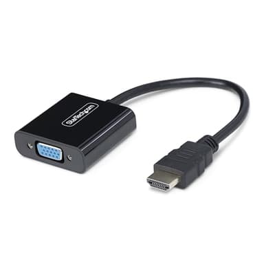 StarTech.com HDMI to VGA Adapter, Active Video Converter for Laptop/Desktop, 1920x1080 (1080p), HDMI Source to VGA Monitor