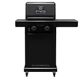 Char-Broil® Pro Series with Amplifire™ Infrared Technology 2-Burner Propane Gas Grill and Griddle Cabinet, Black 463676724