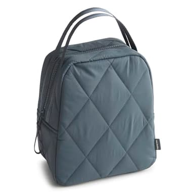 Vera Bradley Women's Featherweight Lunch Bag, Dark Slate, One Size