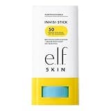 e.l.f. SKIN Suntouchable Invisi-Stick SPF 50, Clear Sunscreen For A Natural Finish, Made With Moisturizing Sunflower Seed Oil, Vegan & Cruelty-Free