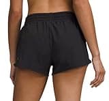 Lululemon Athletica Hotty Hot High-Rise Short 2.5Inch (Black, Size 4, Numeric 4)