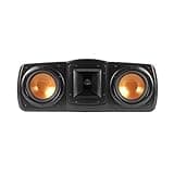 Klipsch Synergy Black Label C-200 Center Channel Speaker for Crystal-Clear Dialogue and Vocals with Proprietary Horn Technology, Dual 5.25” High-Output Woofers, and Dynamic 1” Tweeter in Black