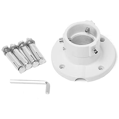 Heavy-Duty Aluminum Pendant Ceiling Mount Bracket - Universal for Dahua/HikVision PTZ/Dome Cameras, Indoor/Outdoor, Waterproof, 110x60mm