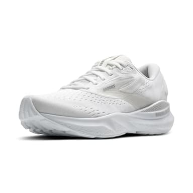 Brooks Women’s Adrenaline GTS 24 Supportive Running Shoe - White/Oyster/Alloy - 9 Medium