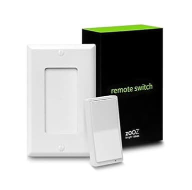 Zooz 800 Series Z-Wave Long Range Remote Control & Scene Controller ZEN34 (Battery Powered), White | Z-Wave Hub Required