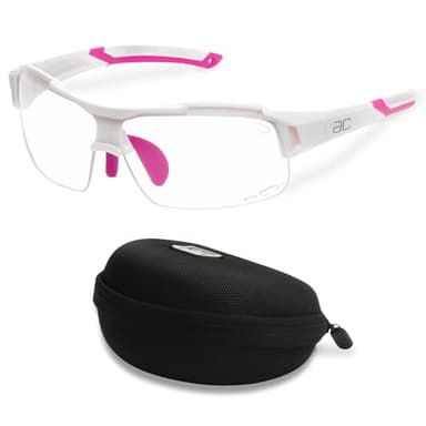 BLUE CUT Sports Safety Goggles Interchangeable Sun Lens Anti Fog UV Protection Indoor Outdoor Pickleball Cycling Basketball