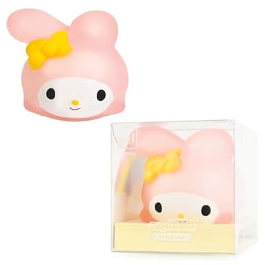 Hamee SquiSHU Sanrio Hello Kitty and Friends Squishy Toy - [Pull Stretchy Dough Fidget Sensory Toy] [Soft Squeeze Ball] Relaxing Fun Gift for Kids, Adults - My Melody