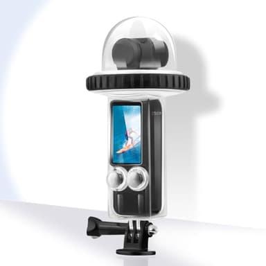 HAFOKO 40M (131ft) Osmo Pocket 3 Underwater Dive Case Housing Protective Housing Shell for DJI Osmo Pocket 3 Waterproof Accessories-Transparent