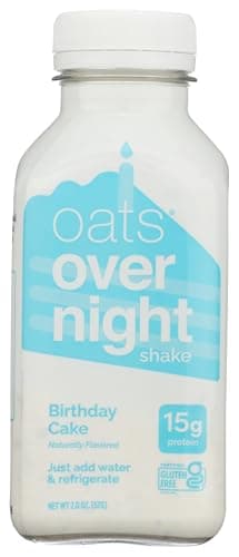Oats Overnight Birthday Cake Overnight Oats Shake, 2 OZ