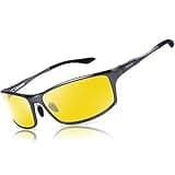 BIRCEN Night Vision Glasses for Driving, Anti Glare HD Al-Mg Frame Night Driving Glasses for Men and Women
