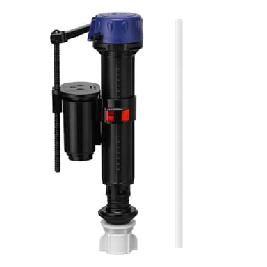 Jamini Toilet Fill Valve Replacement Kit, Quick-Install Inlet Valve with Connector & Refill Tube, Fixes Slow Filling, Leaks, Noisy Tank, Universal for Most Toilet Tanks