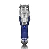 Panasonic Cordless Men's Beard Trimmer With Precision Dial, Adjustable 19 Length Setting, Rechargeable Battery, Washable - ER-GB40-S (Blue)