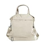 ODODOS 19L Multi Hobo Bags 2.0 with 2 Straps for Women, Totes Handbags, Crossbody Shoulder Bags, Beige