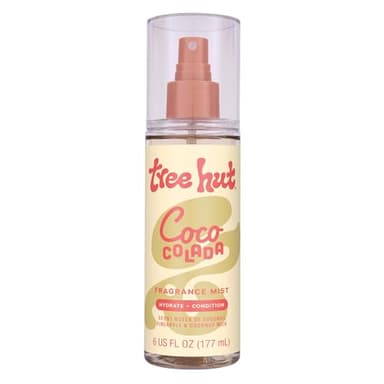 Tree Hut Coco Colada Fragrance Mist, Hydrating, Alcohol-Free Formula, Summer Scent with Coconut, Pineapple, and Coconut Milk Notes, 6 fl oz