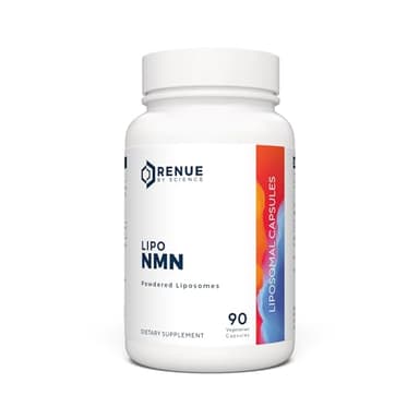 Renue By Science NMN Supplement | 90 Liposomal NMN Capsules - 250mg NMN Nicotinamide Mononucleotide per Serving | Bioavailable Formula for Increased Absorption | Manufactured in The USA