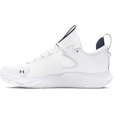Under Armour Women's Flow Ace Low, (101) White/White/Midnight Navy, 11.5, US