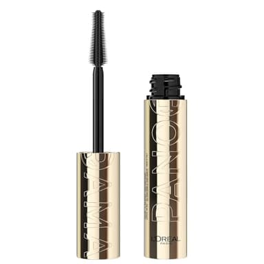 L'Oreal Paris Voluminous Panorama Mascara, Volumizing and Lengthening Mascara, Washable Longwear and Smudge Resistant Make Up, Black, 0.33 Fl Oz